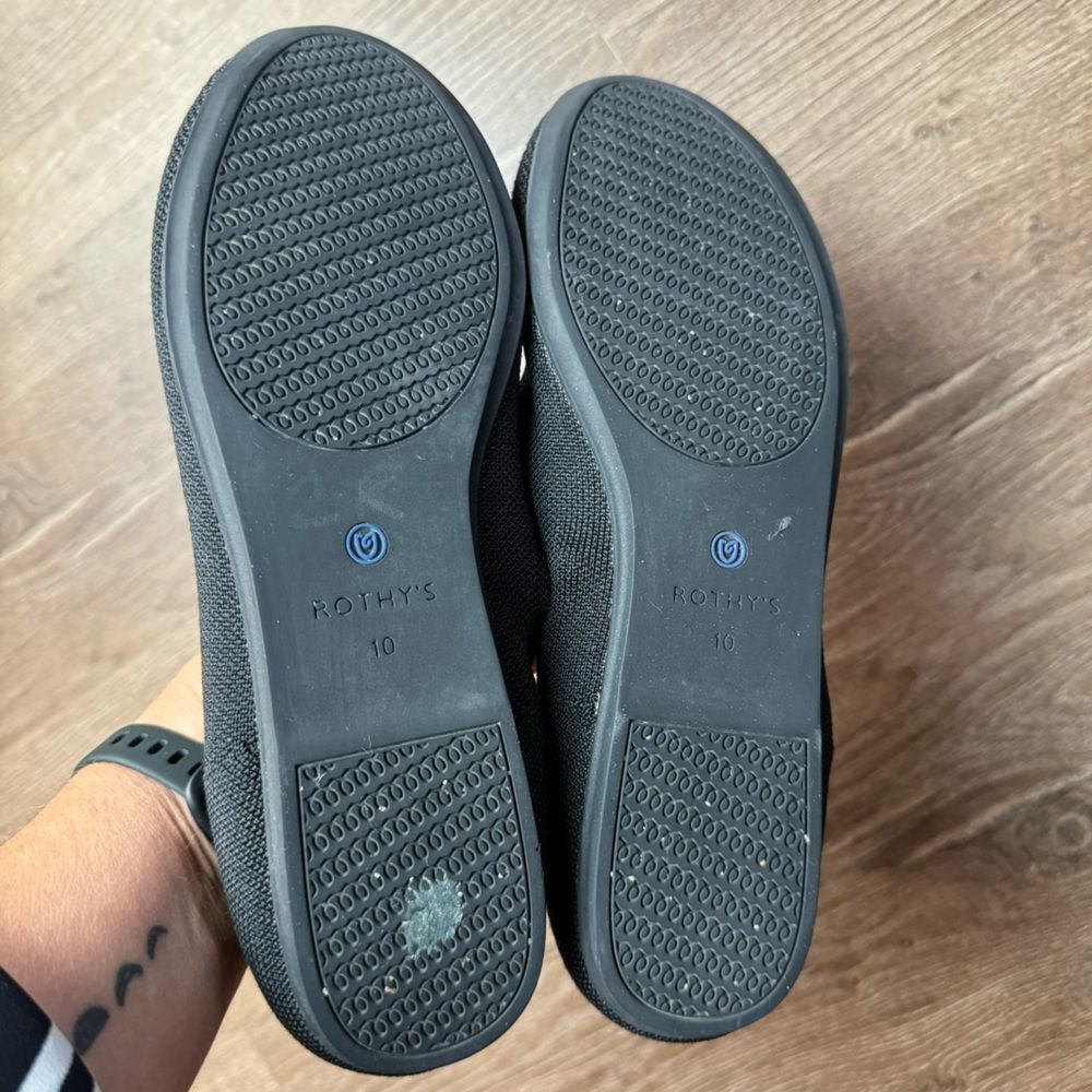 Rothy's Black and Blue Flats - Picture 5 of 9